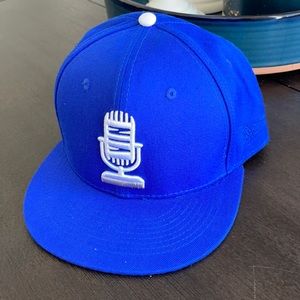 BASEBALLISM Vin Scully Mic Fitted Cap LA Dodgers